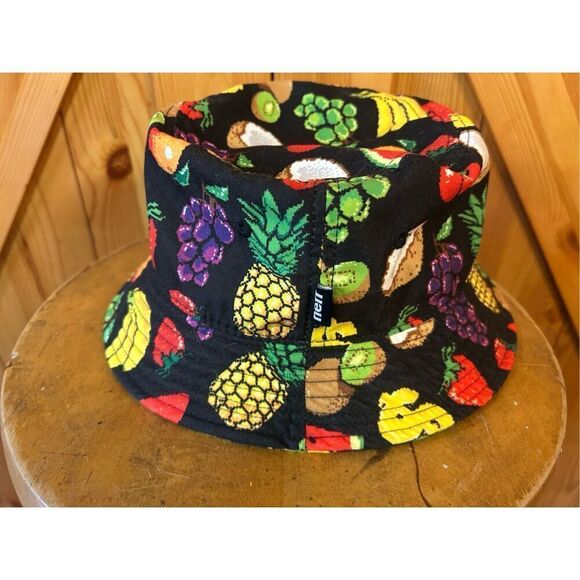 Neff Men's Hard Fruit Bucket Hat One Size (8406) - Picture 2 of 8